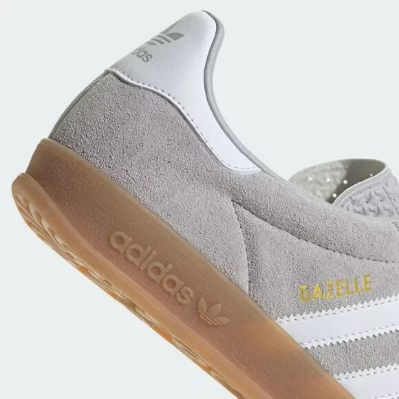 10M - [NEW]‎ Men's adidas Gazelle Indoor Shoes 'Grey' JQ0176